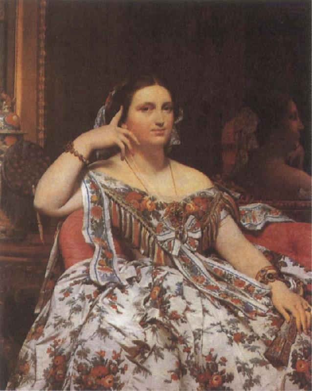 Jean-Auguste Dominique Ingres Mme Moitessier oil painting picture
